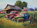 2025 JUNKYARD CALENDAR- Sacramento Vintage    by Dale Klee - spiral bound  - Open 11" x 19"