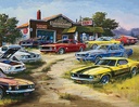 2025 JUNKYARD CALENDAR- Sacramento Vintage    by Dale Klee - spiral bound  - Open 11" x 19"