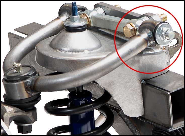 1957-1964 FORD F100 PICKUP COIL SPRING IFS with REDESIGNED VERTICLE UPPER A-ARM MOUNTS
