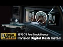 INVISION LCD DASH KIT 1973-1979 FORD TRUCK, 1978-1979 FORD BRONCO DIRECT FIT DIGITAL DASH