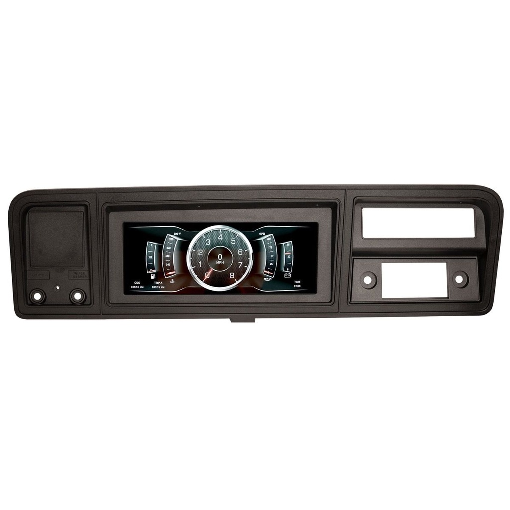 INVISION LCD DASH KIT 1973-1979 FORD TRUCK, 1978-1979 FORD BRONCO DIRECT FIT DIGITAL DASH