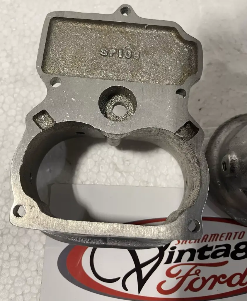 SCOTT STYLE TOPS FOR STROMBERG 97  (2) POLISHED ALUMINUM - ALMOST GONE SOLD AS-IS