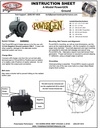 POWERGEN ALTERNATOR 1928-31 BLACK 12 VOLT MODEL A 60AMP use HD wire - 5/8" belt