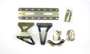 LOKAR 23" SHIFTER GM 700R4 CASE MOUNT CHROME STICK, SATIN MUSHROOM KNOB    