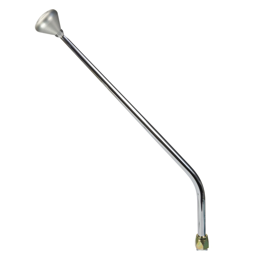 LOKAR 23" SHIFTER GM 4L60 CHROME STICK, MUSHROOM KNOB SATIN USA