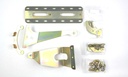 LOKAR SHIFTER FORD C6 23" NOSTALGIA DOUBLE BEND CHROME STICK, CASE MOUNT, BLACK KNOB