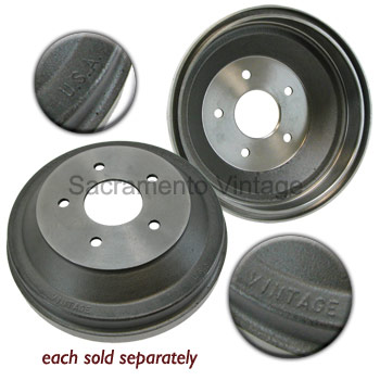 ​BRAKE DRUM- USA 1940-48 PASSENGER / 1940-47 PU   W/ 3-1/4" CENTER