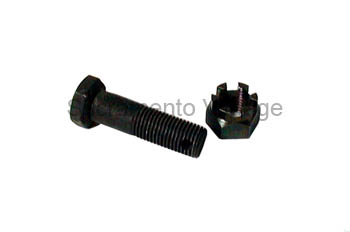 BRAKE HANDLE PIVOT BOLT 1929-36 WITH CASTLE NUT
