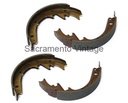 BRAKE SHOE SET- BONDED (4) FRONT 1948-66 NEW 