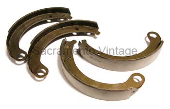 BRAKE SHOES- NEW outright 1939-41 LONG LINING FACES FRONT SET OF 4