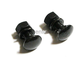 BUMPER OUTER BOLTS- black / pass & pu 1933-36