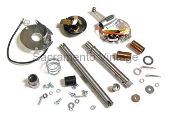 DISTRIBUTOR REPAIR KIT- w/modern upper plate AND stock lower w/ long Wiring Shop 1928-31