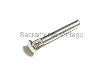 DOOR HINGE PIN- stainless w/ knurl 1928-31 1-13/16 X .245