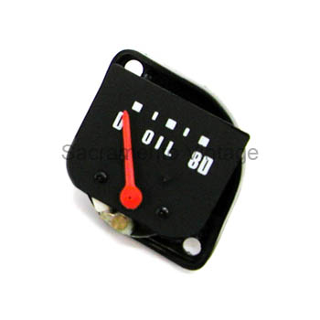 GAUGE ONLY-  OIL PRESSURE / SQUARES / 12 V 1956