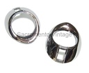 HEADLAMP RIMS-CHROME 1940-41