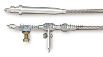 KICK DOWN CABLE KIT- stainless TH-350