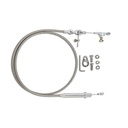 C4 KICKDOWN CABLE KIT 48" BRAIDED STAINLESS by LOKAR USA 