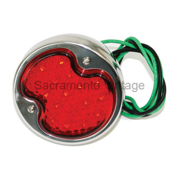 L-E-D TAIL LAMP- RIGHT / BLACK  1932 & 1932-42 PU