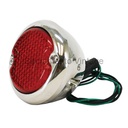 L-E-D TAIL LAMP- LEFT  12V. POLISHED S/S  1933-36 PASS & 1946-52 PU 