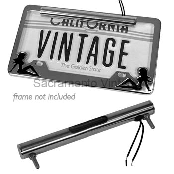LICENSE PLATE LAMP - NOW LED - TUBULAR S/S 8-1/8 LONG 12-VOLT
