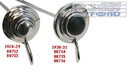 LIGHT SWITCH & HORN ROD 45-3/4" 1930