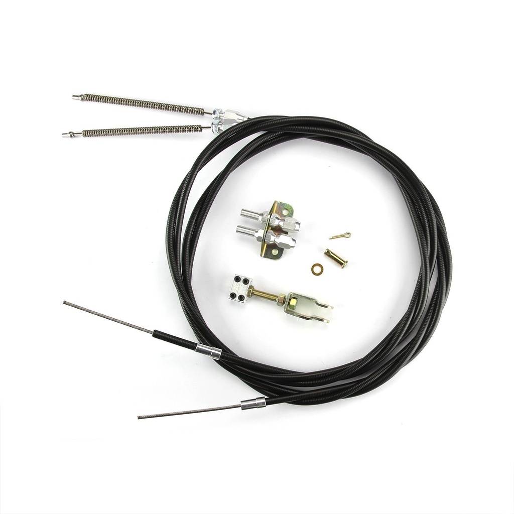LOKAR UNIVERSAL 96" EMERGENCY BRAKE CABLES BLACK