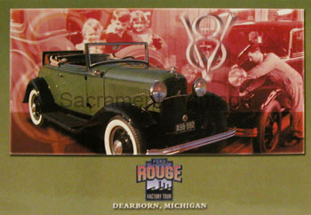 POSTCARD- 1932 ROADSTER/ROUGE TOUR
