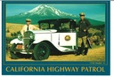 POSTCARD- CALIFORNIA HIGHWAY PATROL - 1930 MODEL A FORD- 6" x 4"