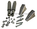 REAR SHOCK KIT - PLAIN SHOCKS - ADJUSTABLE AXLE BRACKETS - UPPER MOUNTS 1928-1940