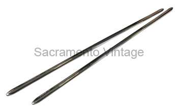 RUNNING BOARD OUTER EDGE TRIM- passenger 1937-1939 std