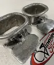 SCOTT STYLE SP TOPS FOR STROMBERG 97 (2)  POLISHED ALUMINUM - ALMOST GONE SOLD AS-IS
