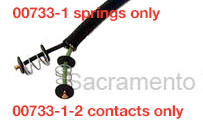 TAILLAMP SPRINGS ONLY FOR TAIL LAMP SOCKETS- SET OF 2 1929-48 