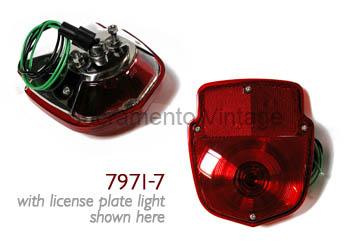 TAIL LAMP - stainless / RIGHT 55-56