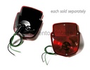 TAIL LIGHT - LH BLACK 1955-56