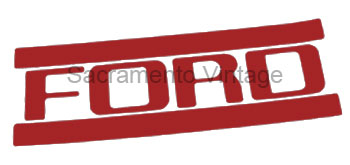 TAILGATE LETTERS-RED 1953-72 STEPSIDE ONLY 2 1/8 IN TALL