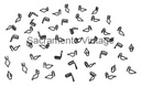 TRIM CLIP SET- DOOR PANEL TO DOOR (50 PCS) 1932-59