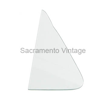 VENT WINDOW GLASS- clear 1961-66