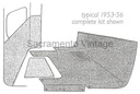 CARPET KIT COMPLETE FLOOR DW 1953-56