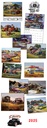 2025 JUNKYARD CALENDAR- Sacramento Vintage    by Dale Klee - spiral bound  - Open 11" x 19"