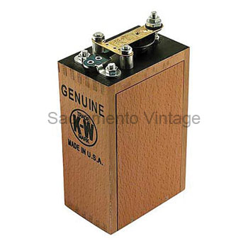 [03802-0]  SPARK COIL- WOOD CASE W/ PAINTED BLACK TOP / MARKED K&W 1914-27