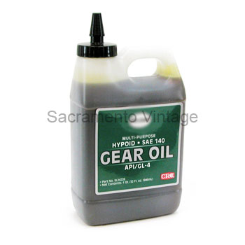 [05583] GEAR LUBE- -140W 1 QUART BOTTLE / GL4 SAFE FOR YELLOW BRASS