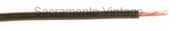 [60-10-11] 10 GAUGE PVC WIRE * BROWN SOLD PER FOOT - NO RETURNS