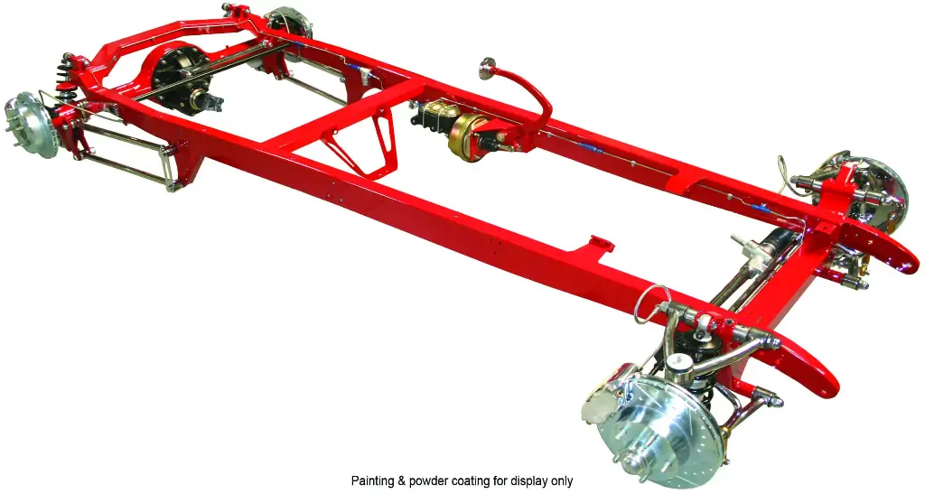 [TCI-1027] 1928-1931 MODEL A FORD COMPLETE CHASSIS IFS FRONT SUSPENSION & 4-LINK REAR PLAIN PACKAGE