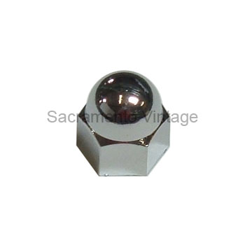 [05361-6] ACORN NUT COVER- chrome 11/16" ACROSS HEAD 1928-48