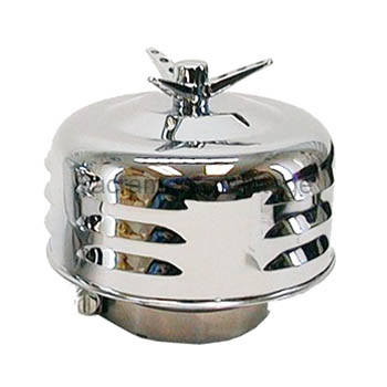 [05900-7] AIR CLEANER- LOUVERED WITH WINGNUT AND RAISED TOP