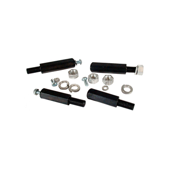 [01045-1] RADIATOR SPLASH APRON / FRONT BUMPER BRACE STUD SET- AUTHENTIC HEX DESIGN 1930-31