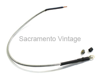 [00600-5] ARMORED CABLE KIT FOR DASH LAMP ABOVE PANEL 1930-31