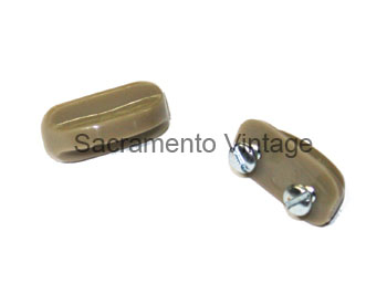 [05951-95] ASHTRAY KNOB- grey tan 1946-48