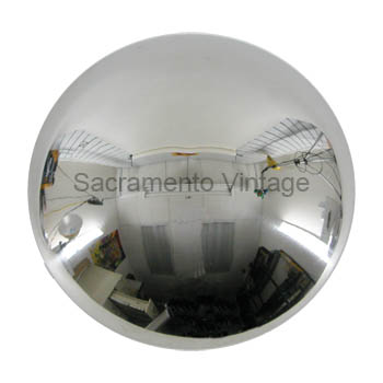 [05058] BABY MOON HUB CAP- STAINLESS 1940-56 These hubcaps measure 8-1/8 on the inside diameter ring and will only fit wheels with knobs facing inward.
