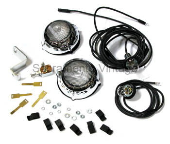 [497965] BACKUP LAMP KIT- CAR 1949-51 CHROME - ACCESSORY